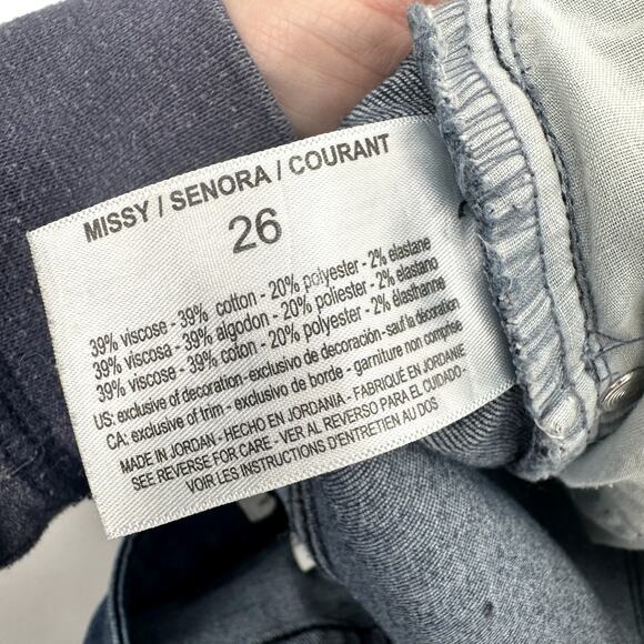 William Rast Jeans Womens 26 Ankle Skinny Distressed Busted Knees Stretch Denim - Picture 8 of 10